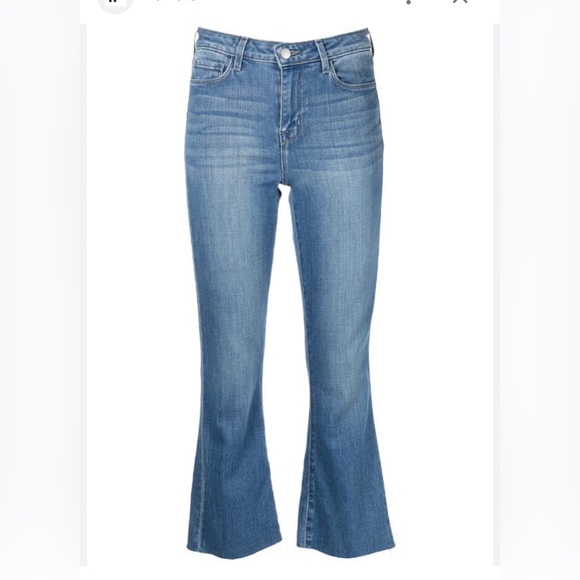 L’Agence Kendra High Rise Crop Flare Color Atlantic Size 31 Jeans. - Picture 6 of 6